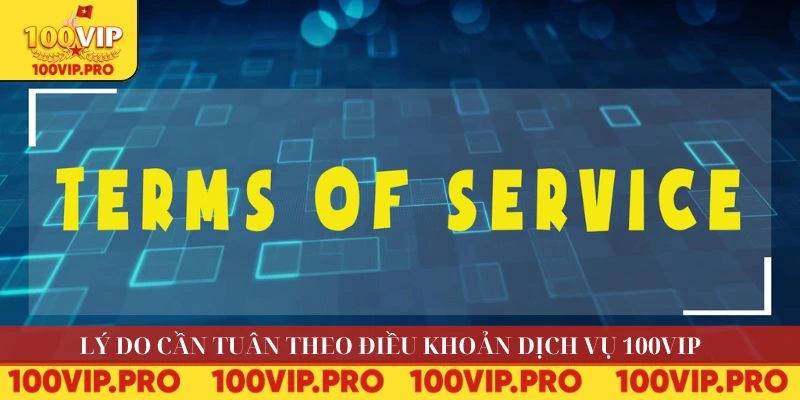 Lý do cần tuân thủ điều khoản